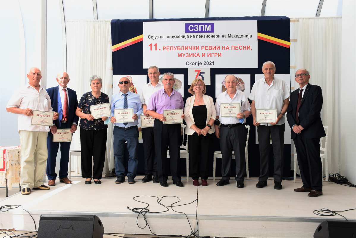 16 републички ревии на песни, музика и игри, Скопје 2021